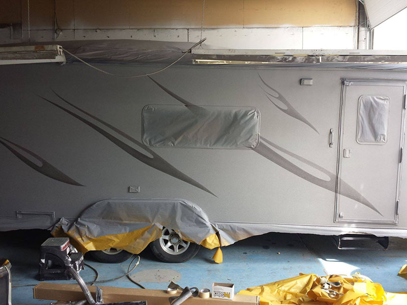 Line-X для защиты трейлеров и домов на колесах