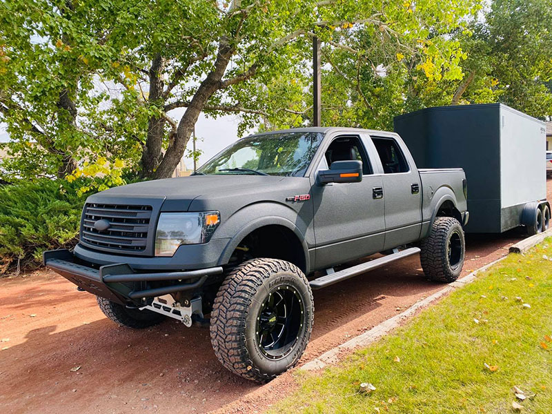 Ford F 150 автоприцеп в защитном полимерном покрытии Line-X