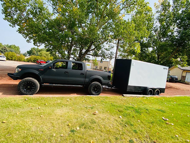 Ford F 150 автоприцеп в защитном полимерном покрытии Line-X