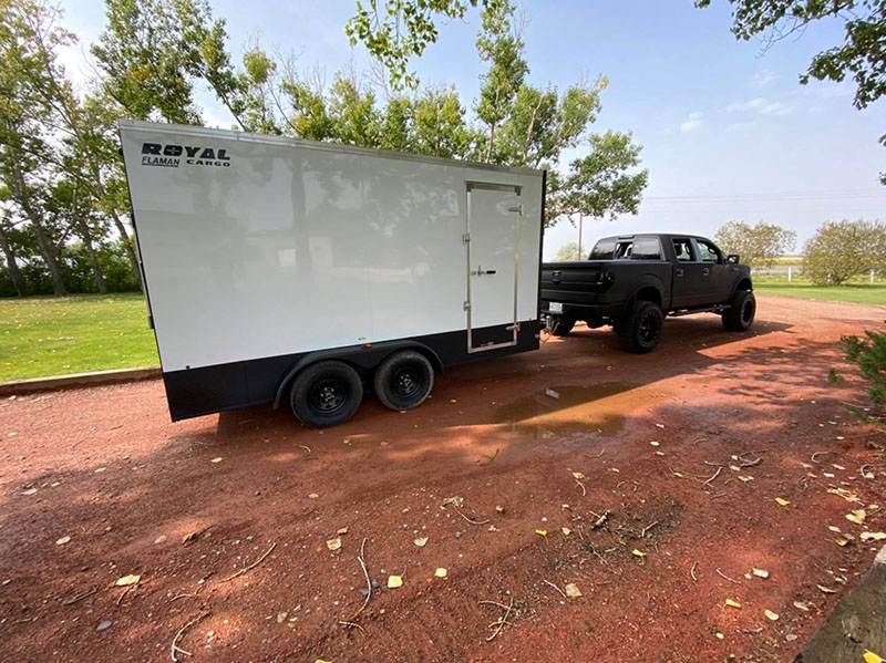 Ford F 150 автоприцеп в защитном полимерном покрытии Line-X