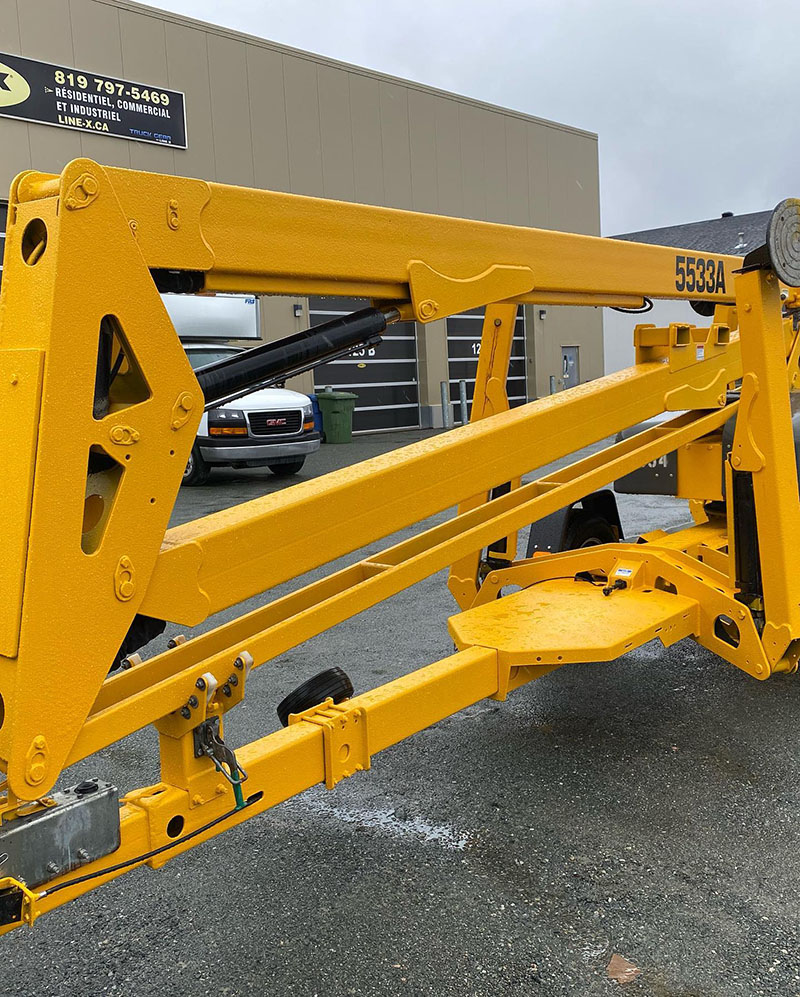 Автовышка с люлькой в Line-X