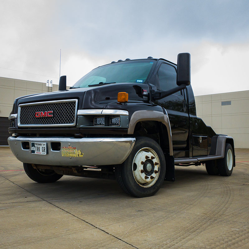 GMC C55500 Duramax Diesel защита грузового отделения пикапа покрытием Line-X