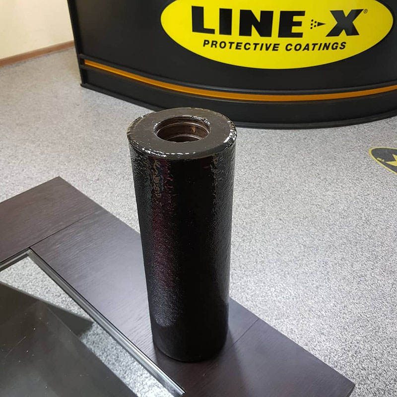 Line-X - износостойкое покрытие для валиков конвейера