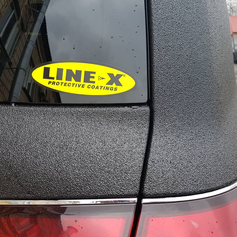Покраска Lexus LX570 защитным покрытием Line-X