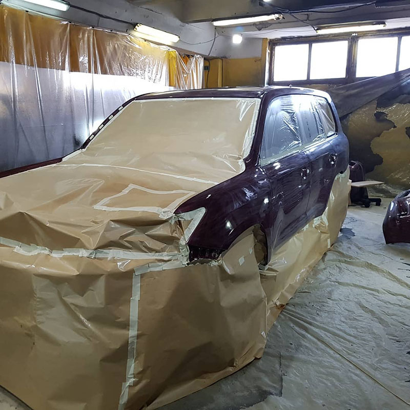 Покраска Lexus LX570 защитным покрытием Line-X