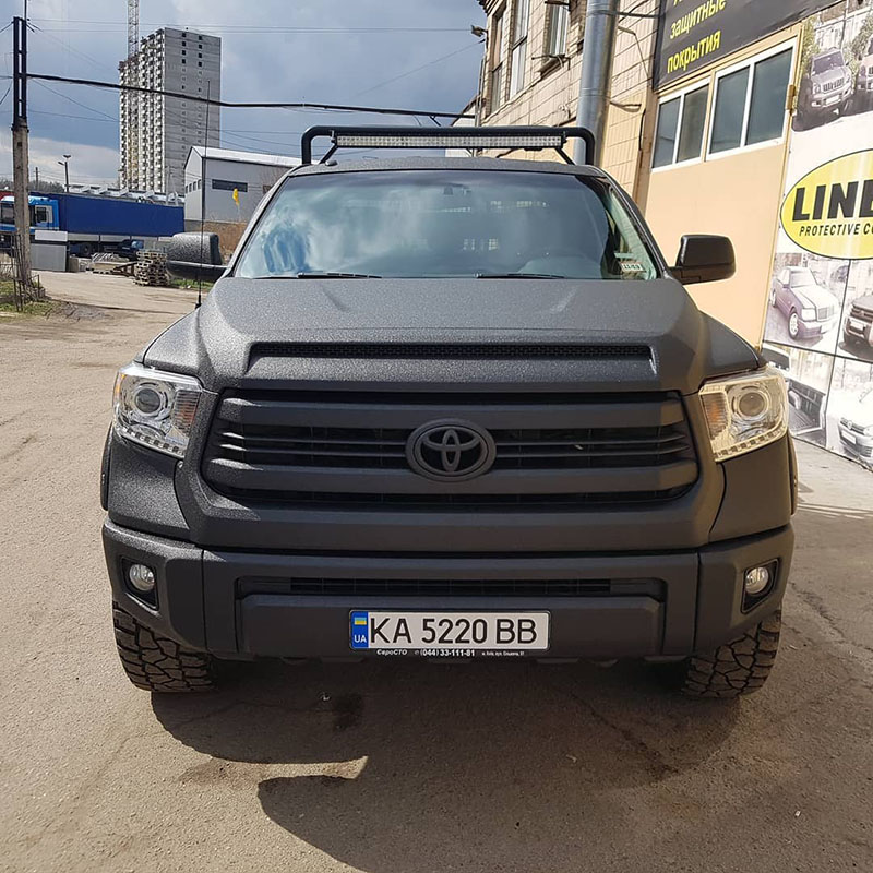 Ремонт Toyota Tundra после неудачной покраски в Раптор