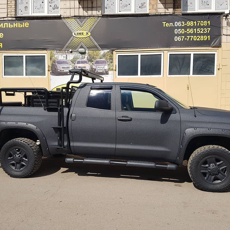 Ремонт Toyota Tundra после неудачной покраски в Раптор