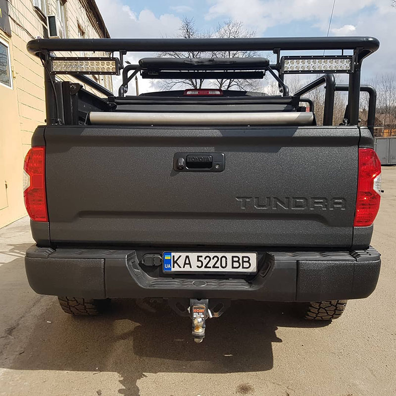 Ремонт Toyota Tundra после неудачной покраски в Раптор