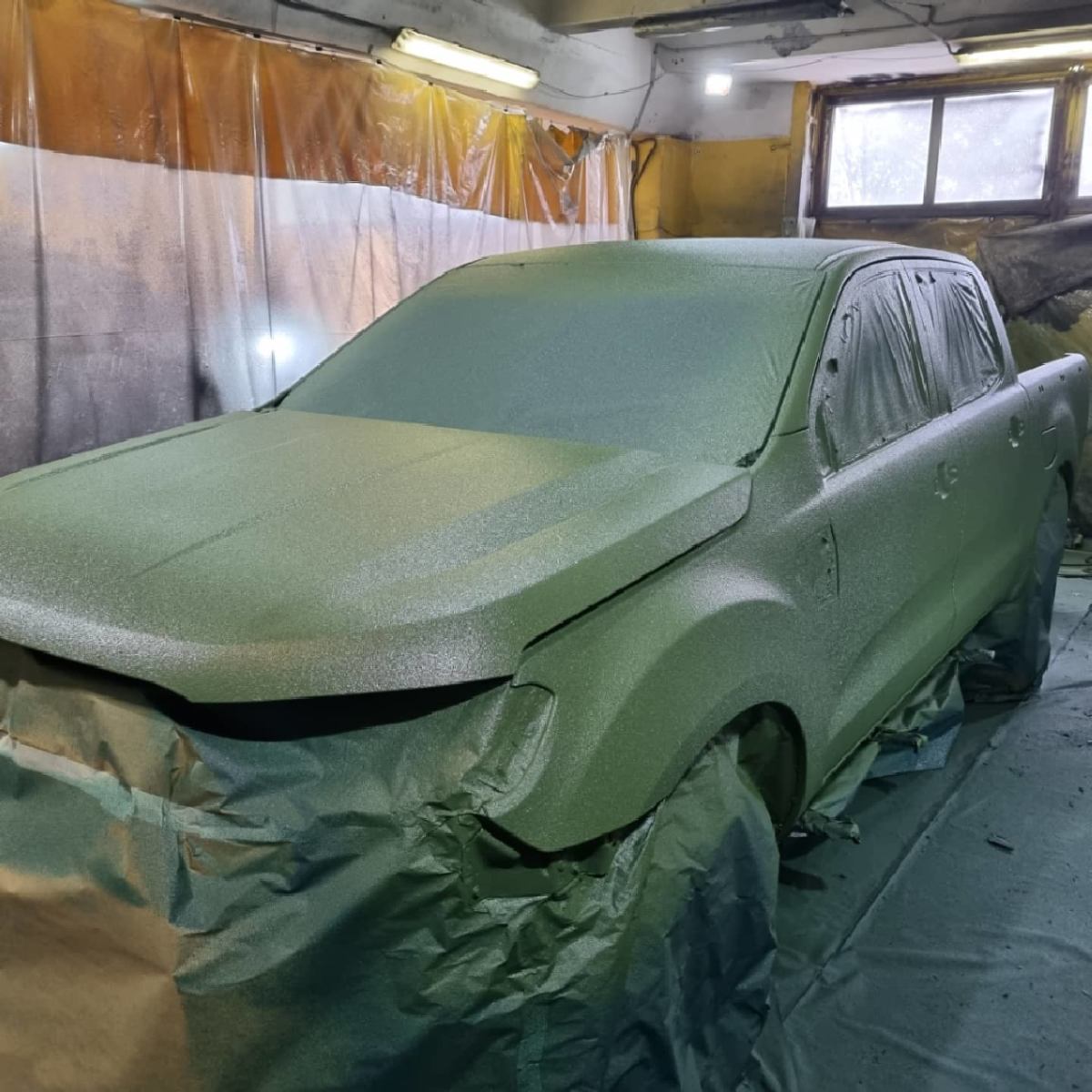 Ford Ranger для егерской службы в защитном покрытии Line-X 