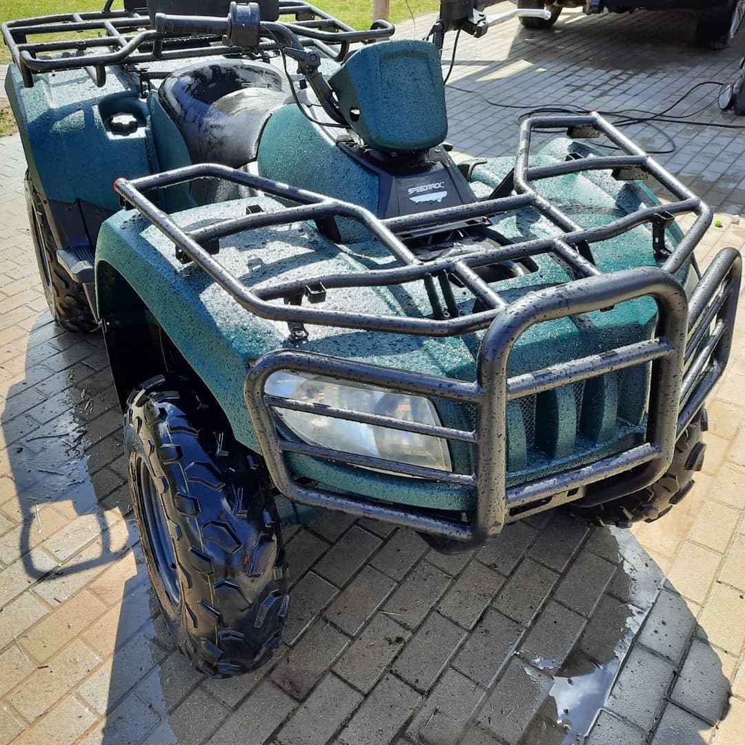 Защита кузова квадроцикла полимерным покрытием Line-X