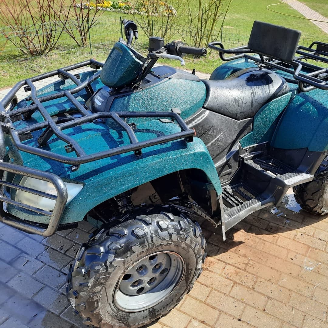 Защита кузова квадроцикла полимерным покрытием Line-X