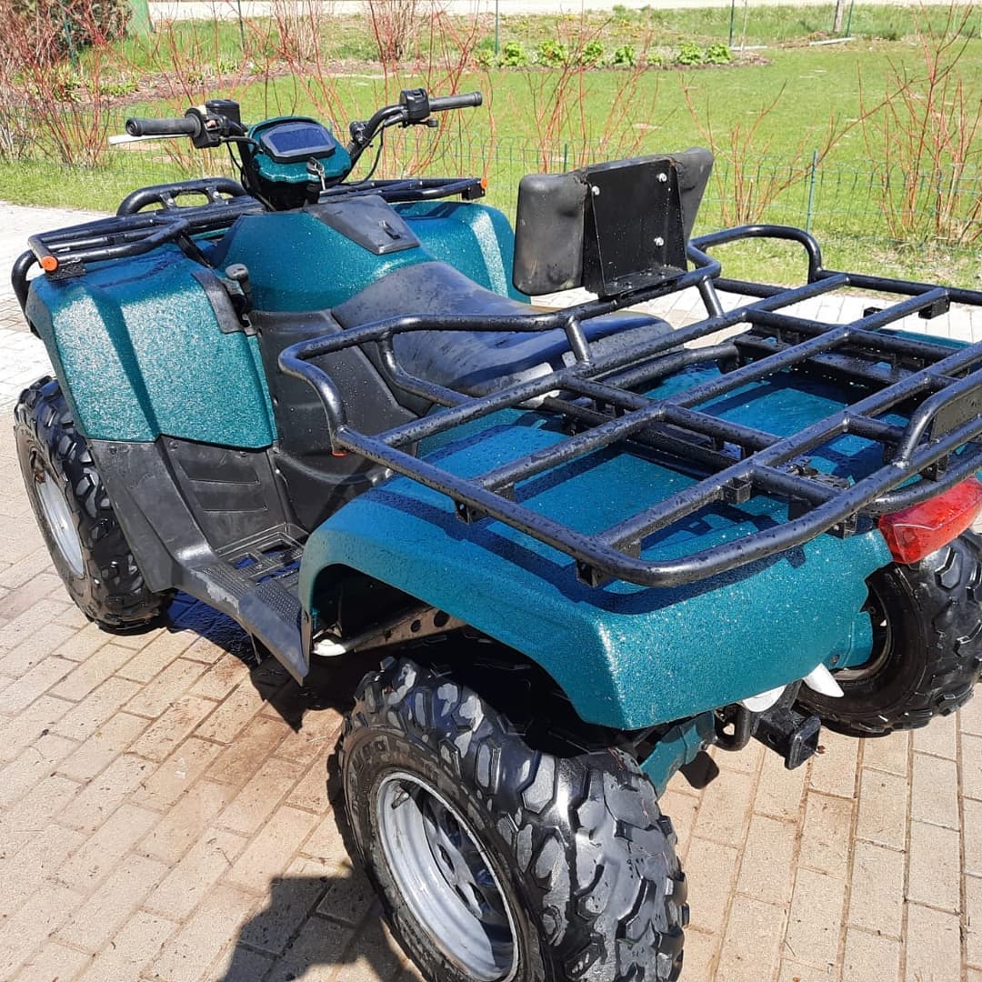 Защита кузова квадроцикла полимерным покрытием Line-X