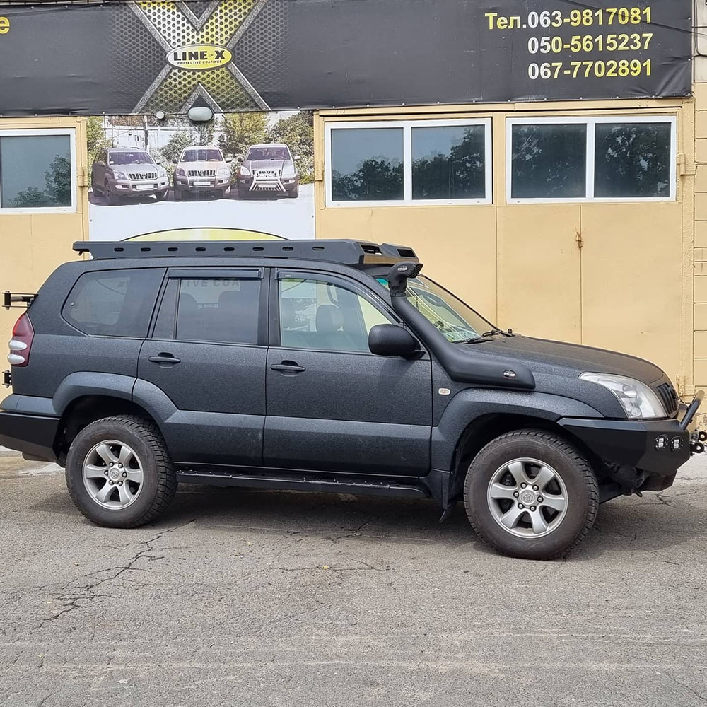 Подготовка Toyota Prado 120 к охоте, покраска Line-X