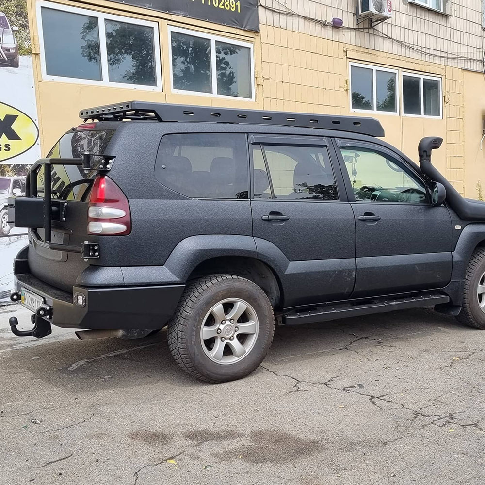 Подготовка Toyota Prado 120 к охоте, покраска Line-X