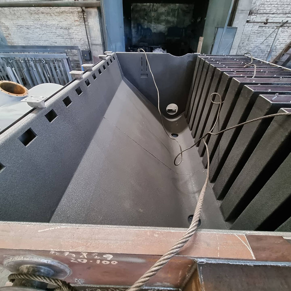 Защита горно-обогатительного оборудования покрытием Line-X