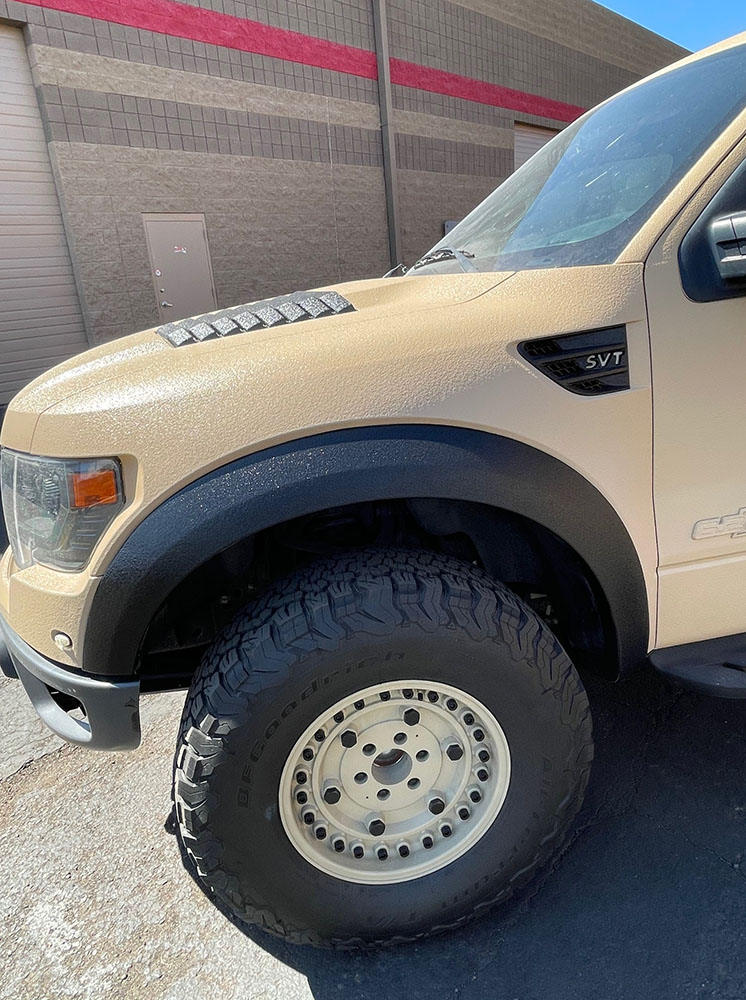 Защита FORD RAPTOR полимерным покрытием Line-X