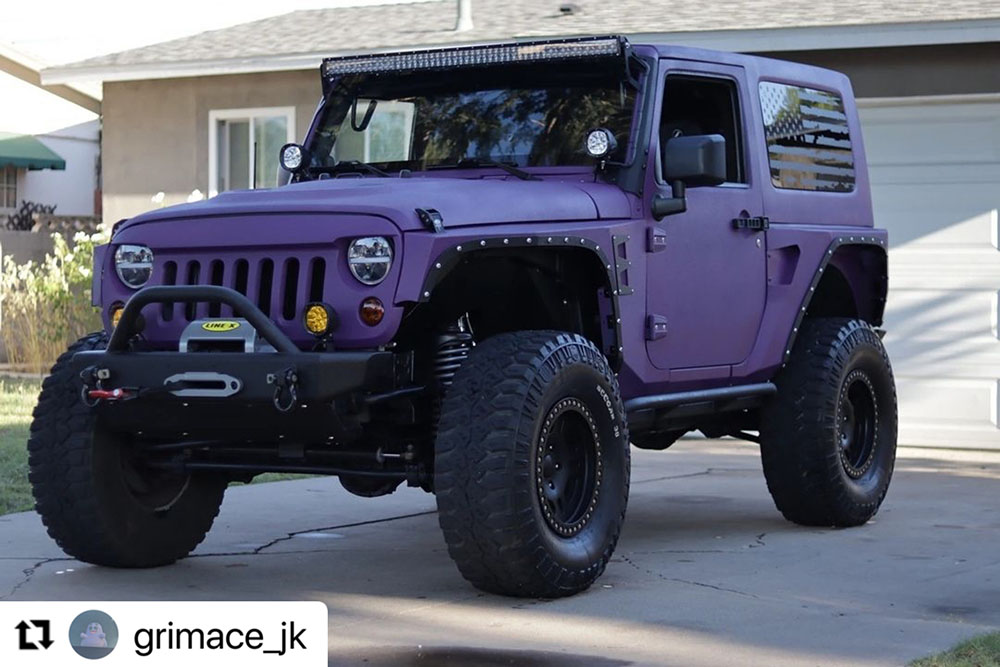 Окраска Джипа защитным покрытием Line-X в стиле Funko POP