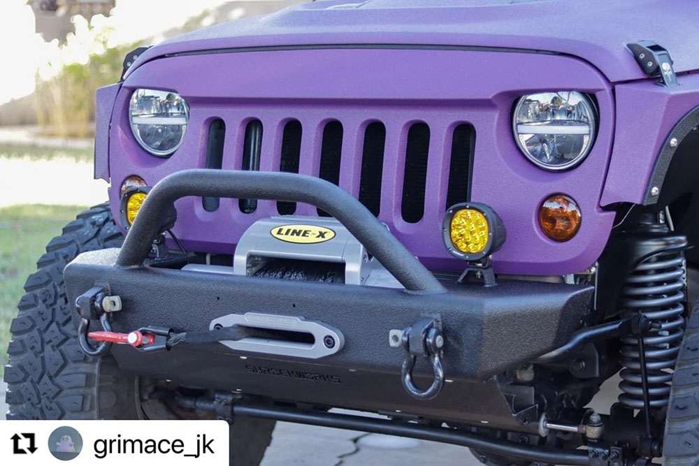 Окраска Джипа защитным покрытием Line-X в стиле Funko POP