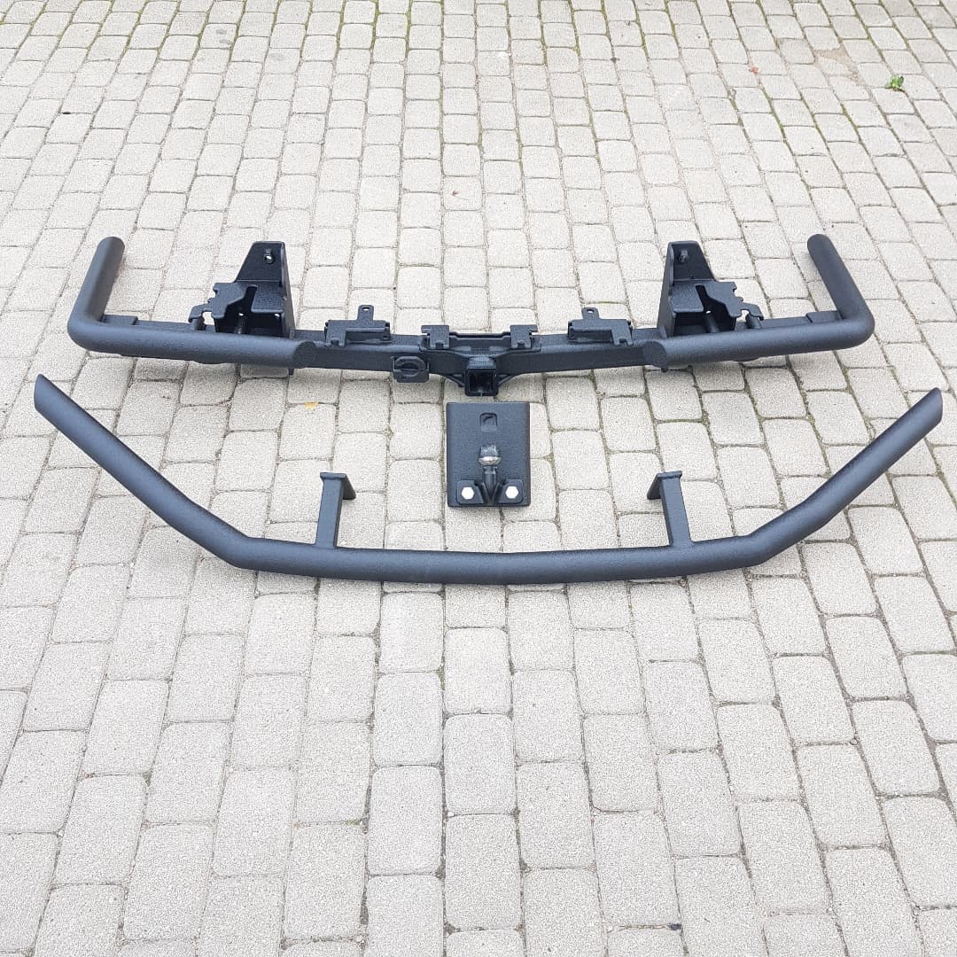 Надежная защита навесных аксессуаров полимерным покрытием Line-X