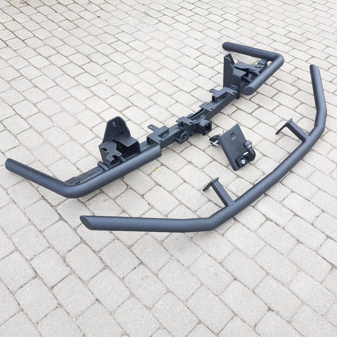 Надежная защита навесных аксессуаров полимерным покрытием Line-X