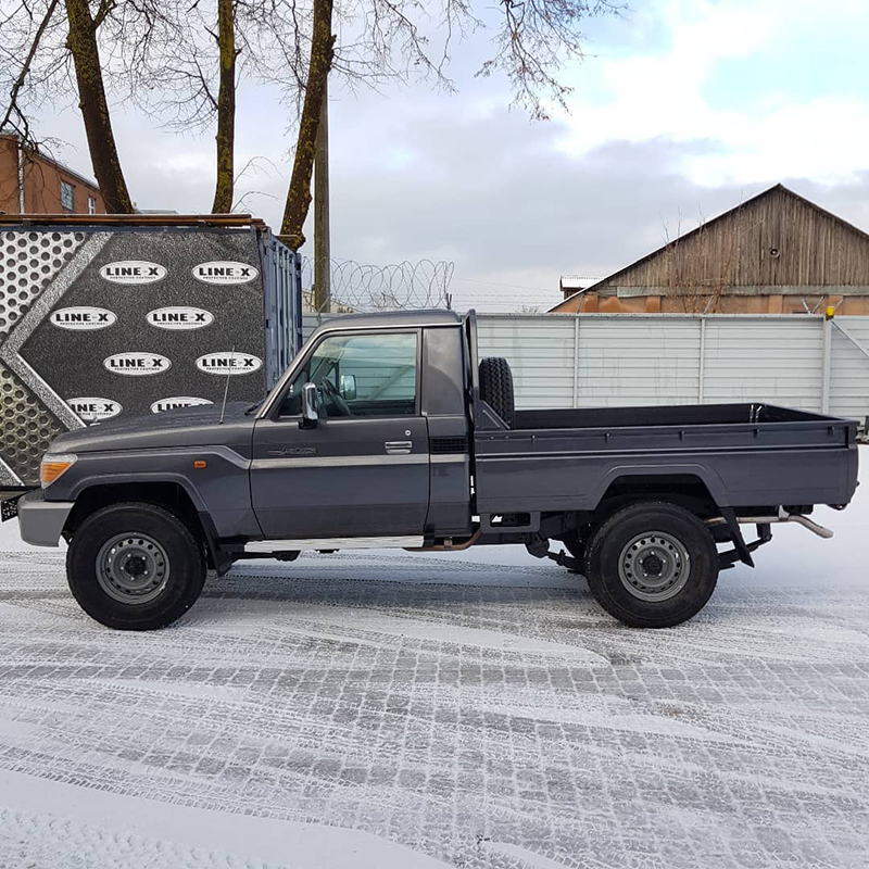 Защита грузового отделения Land Cruiser покрытием Line-X