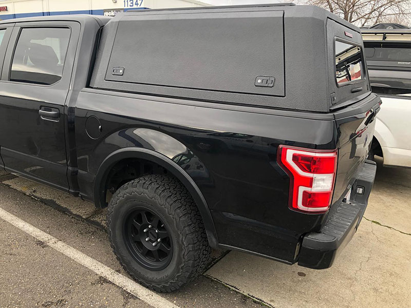 Защита крыши багажника кунга покрытием Line-X