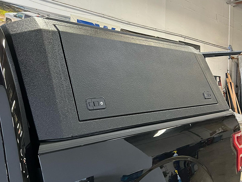 Защита крыши багажника кунга покрытием Line-X