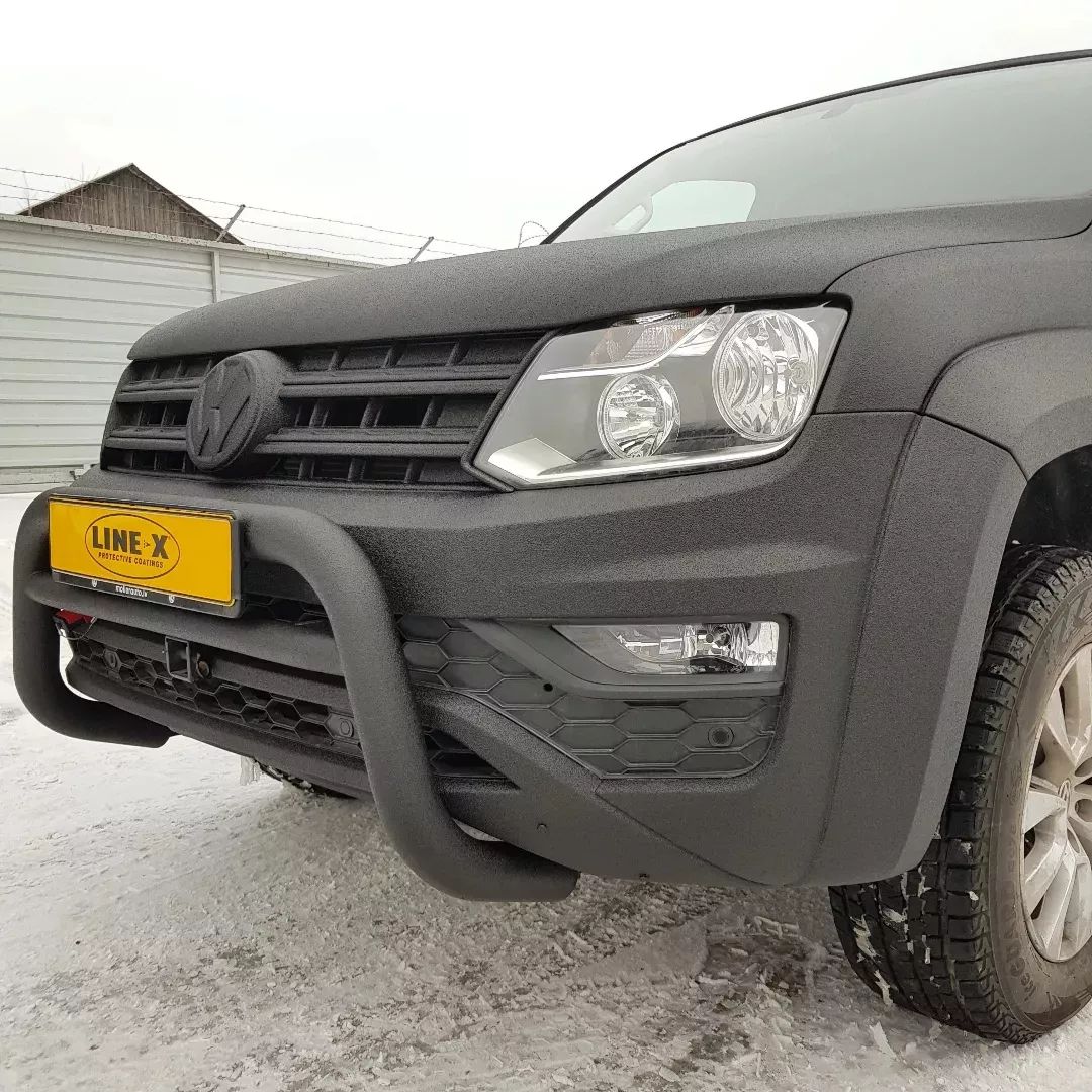 Пикапа Volkswagen Amarok в полимерной броне Line-X