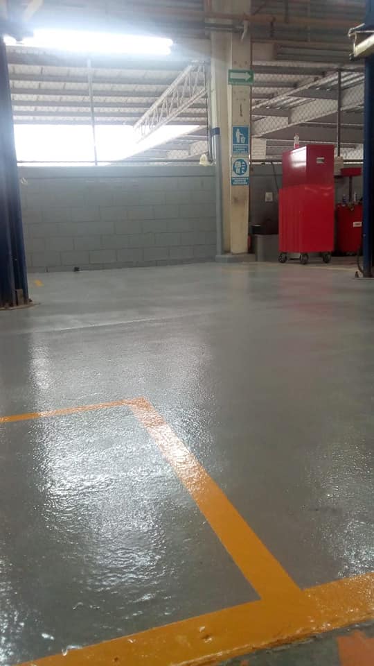 Line-X –для защиты полов гаражей и СТО