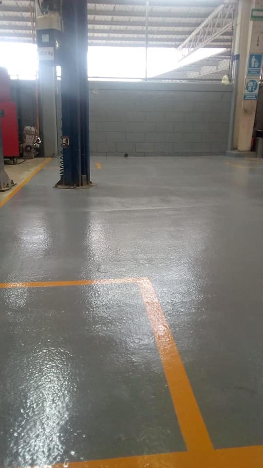 Line-X –для защиты полов гаражей и СТО